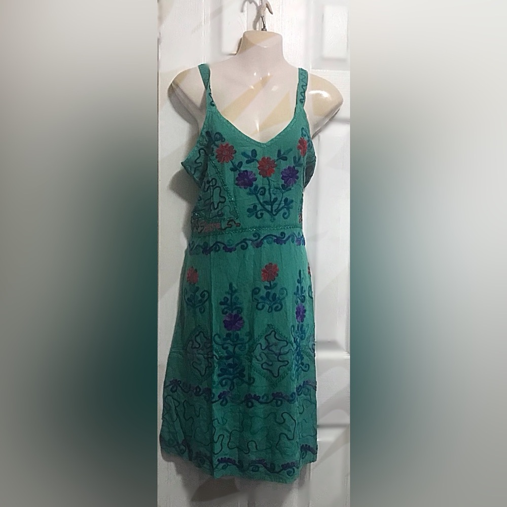 Floral Embroidered Dress